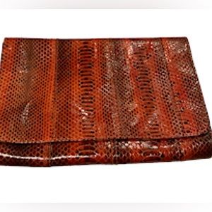 Beirn snakeskin JOY clutch